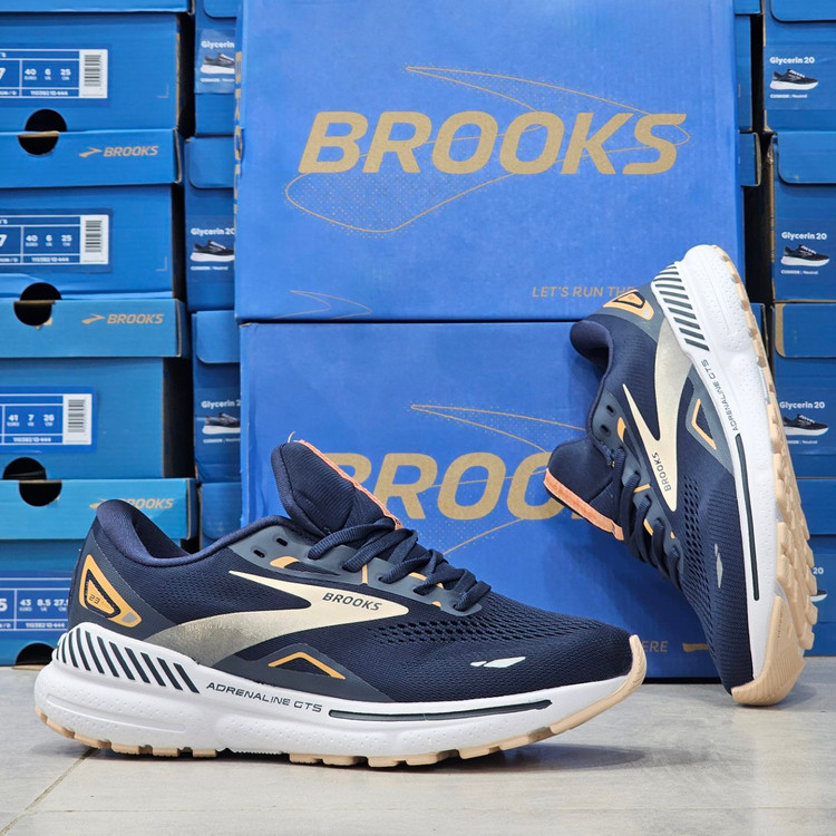 کتونی ویتنامی بروکس آدرنالین جی تی اس ۲۳ Brooks adrenaline gts 23 / رویه مقاوم و تنفس پذیر / کیفیت مستر ۲۰۲۵ / سایز ۴۰ الا ۴۵