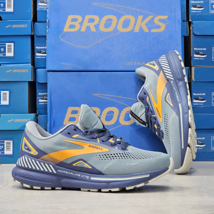 کتونی ویتنامی بروکس آدرنالین جی تی اس ۲۳ Brooks adrenaline gts 23 / رویه مقاوم و تنفس پذیر / کیفیت مستر ۲۰۲۵ / سایز ۴۰ الا ۴۵