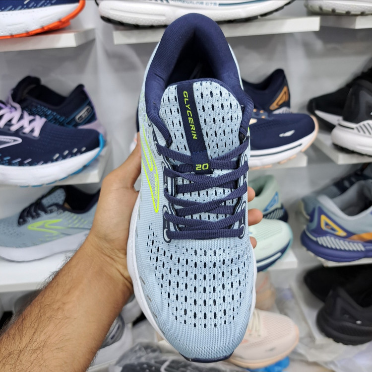 کتونی مسترکوالیتی بروکس گلیسیرین ۲۰ Brooks Glycerin 20 / ضمانت کیفیت و ویتنام / سایز ۴۰ الا ۴۵