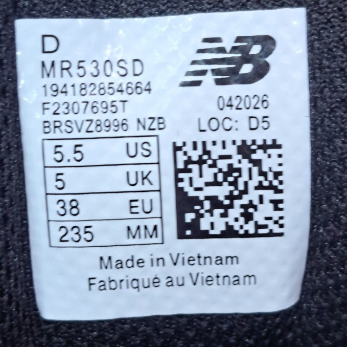 کتونی ویتنامی نیوبالانس ۵۳۰ newbalance 530 / کیفیت مستر ۲۰۲۶ / سایز ۴۰ الی ۴۵