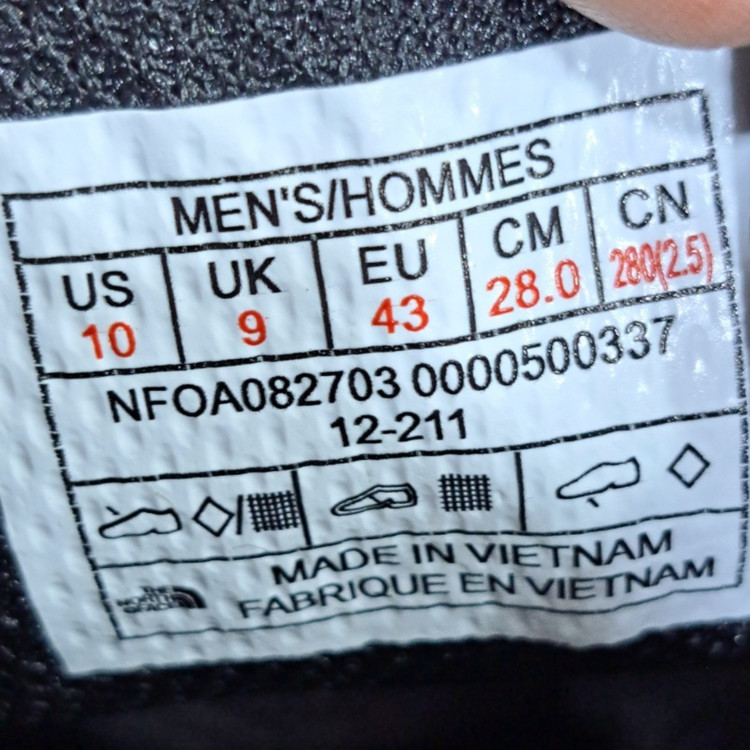 کتونی هایکینگ نورث فیس مدل North Face VECTIV Enduris 3 / ضمانت ویتنام و کیفیت / سایز ۴۰ الا ۴۵