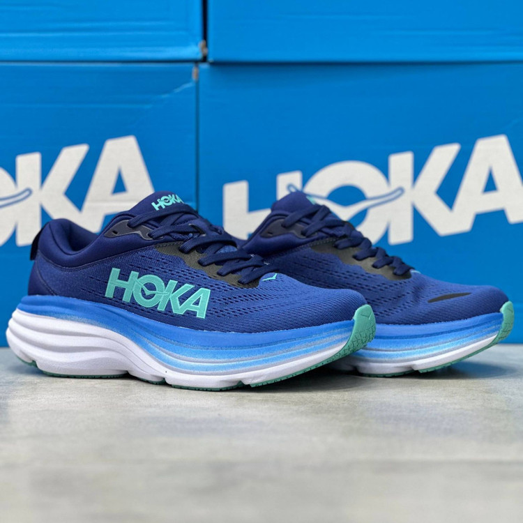 کتونی مسترکوالیتی ست زنانه و مردانه هوکا باندی ۸ hoka bondi 8 / پیاده روی و رانینگ / ضمانت کیفیت و ویتنامی / سایز ۳۸ الا ۴۵