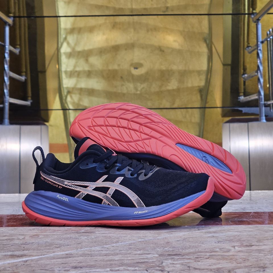 کتونی مسترکوالیتی رانینگ و پیاده روی آسیکس ژل کومولوس ۲۷ Asics gel cumulus 27 / ضمانت کیفیت و ویتنام / سایز ۴۰ الا ۴۵