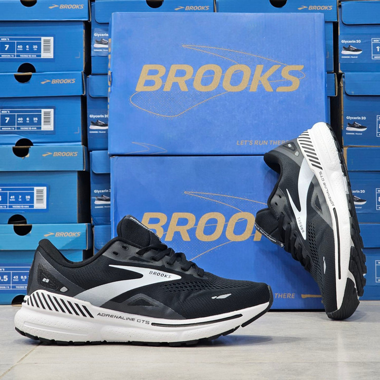 کتونی ویتنامی بروکس آدرنالین جی تی اس ۲۳ Brooks adrenaline gts 23 / رویه مقاوم و تنفس پذیر / کیفیت مستر ۲۰۲۵ / سایز ۴۰ الا ۴۵