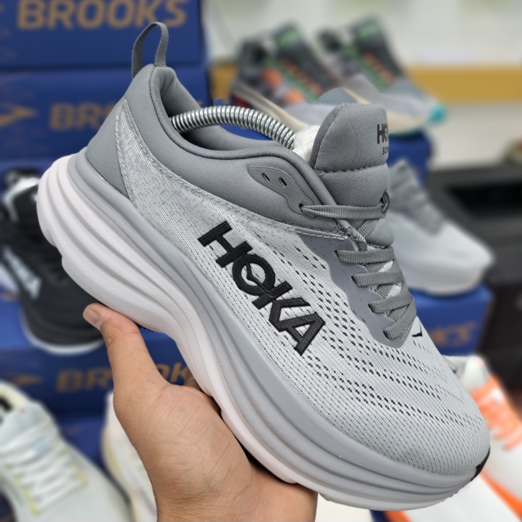 کتونی رانینگ و پیاده روی مردانه هوکا باندی ۸ hoka bondi 8 / پیاده روی و رانینگ / ضمانت کیفیت و ویتنامی / سایز ۴۰ الا ۴۵