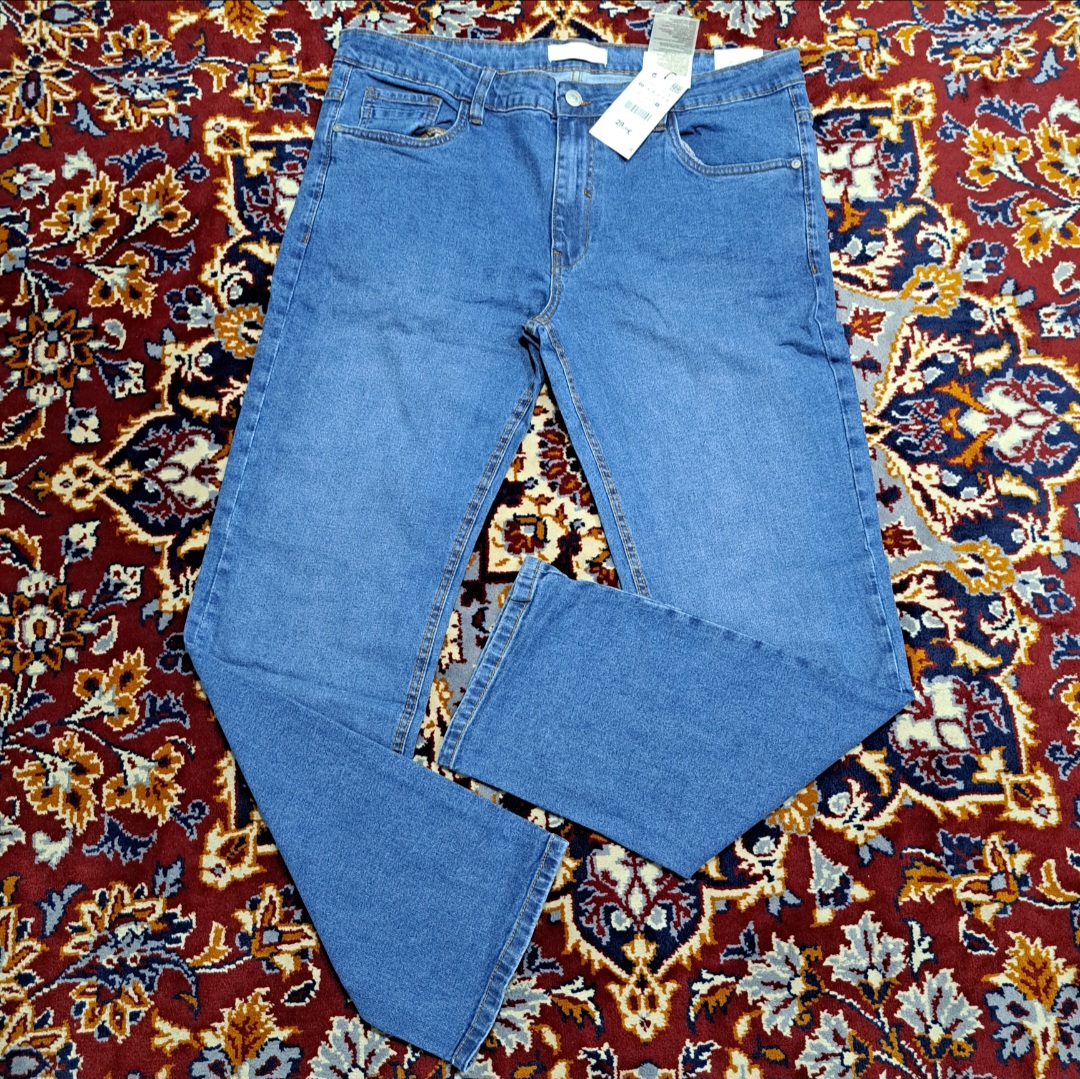 شلوار جین اورجینال برند زارا zara Jeans / آبی روشن / صمانت کیفیت / سایز ۳۸ الا ۵۰