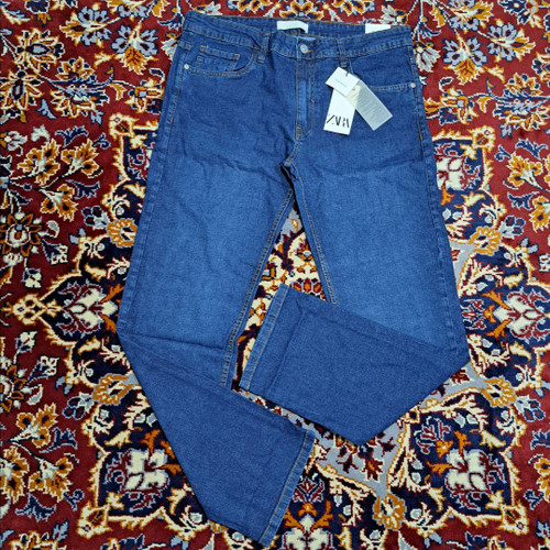 شلوار جین اورجینال برند زارا zara Jeans / آبی تیره / صمانت کیفیت / سایز ۳۸ الا ۵۰
