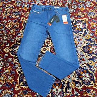 شلوار راسته اورجینال برند دیزل Diesel jeans / آبی میانه / ضمانت کیفیت / سایز ۳۸ الا ۵۰